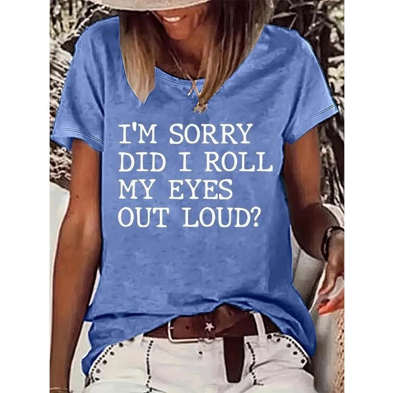 Elira Minimalist Text Print Tee