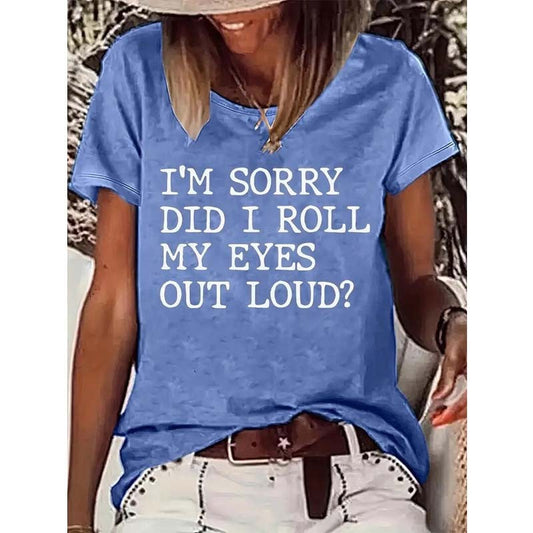 Elira Minimalist Text Print Tee