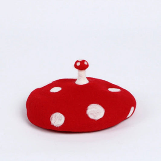 Fiore Handmade Wool Felt Beret