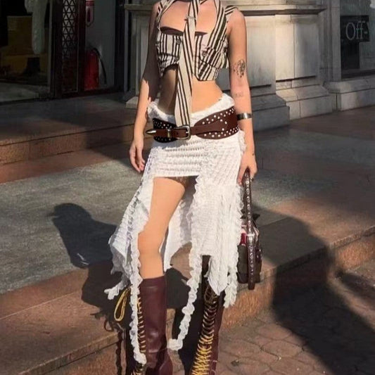 Lyra Studded Leather Belt