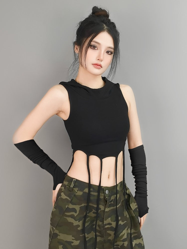 Nivara Street Dance Hooded Crop Top